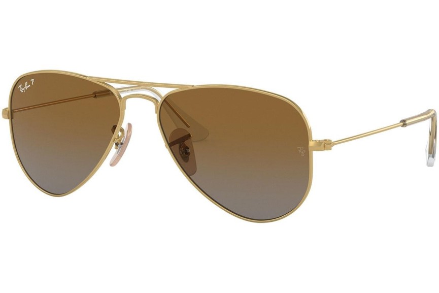 Sonnenbrille Ray-Ban Junior Aviator Junior RJ9506S 223/T5 Polarized Pilot Gold