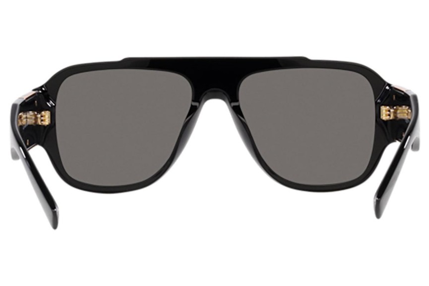 Sonnenbrille Versace Macy'S Aviator VE4436U GB1/81 Polarized Flat Top Schwarz