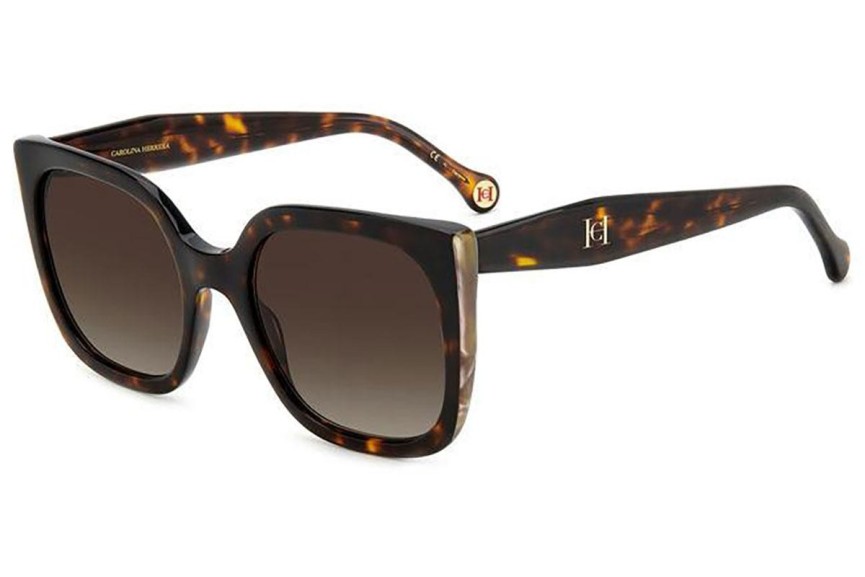 Sonnenbrille Carolina Herrera HER0128/S C9K/HA Quadratisch Havanna