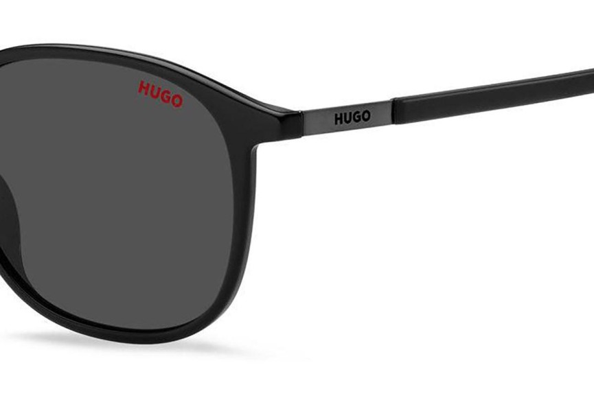 Sonnenbrille HUGO HG1229/S 807/IR Rund Schwarz