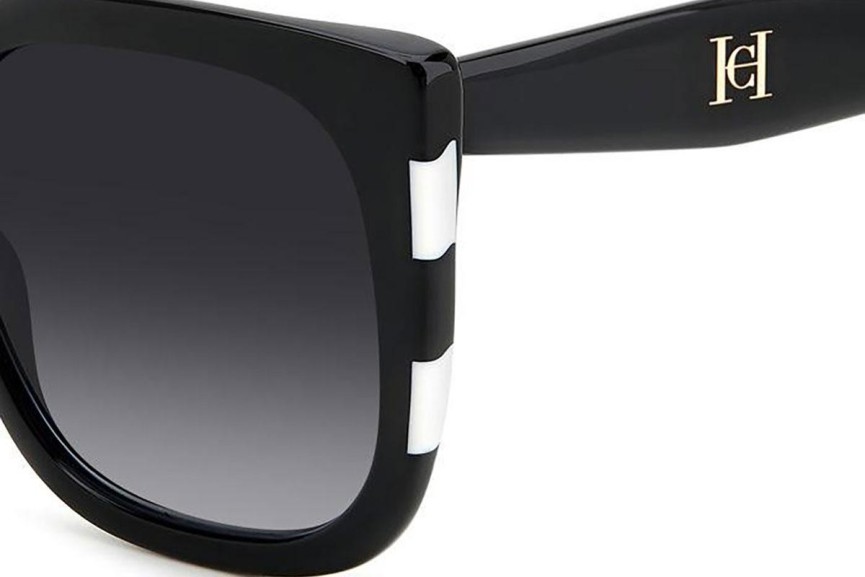 Sonnenbrille Carolina Herrera HER0128/S 80S/9O Quadratisch Schwarz