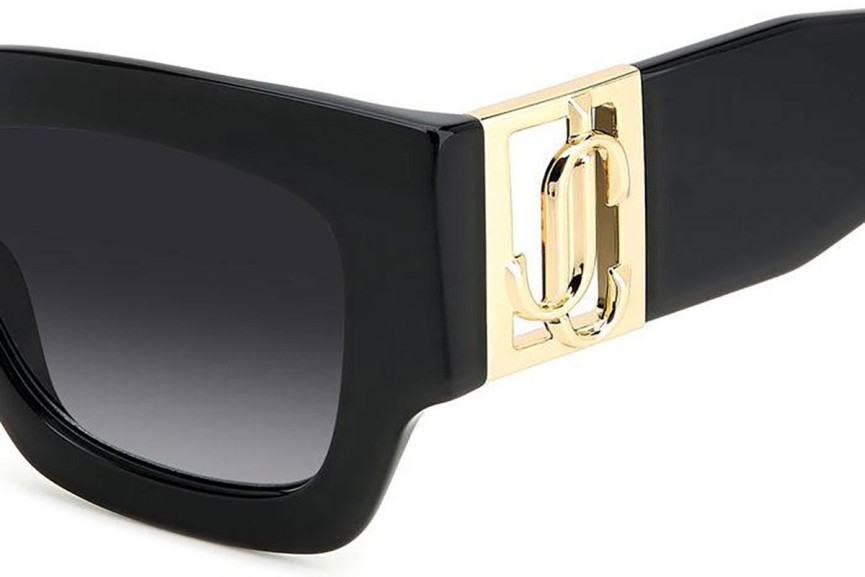 Sonnenbrille Jimmy Choo NENA/S 807/9O Rechteck Schwarz