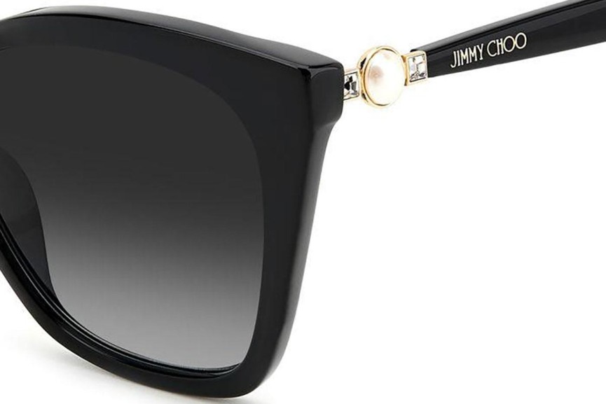 Sunglasses Jimmy Choo RUA/G/S 807/9O Cat Eye Schwarz