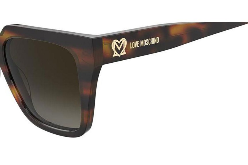 Sunglasses Love Moschino MOL065/S 05L/HA Quadratisch Havanna