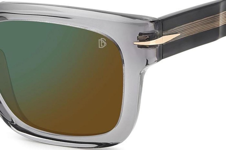 Sunglasses David Beckham DB7100/S KB7/MT Quadratisch Grau