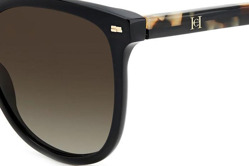 Sunglasses Carolina Herrera HER0136/S WR7/HA Rund Schwarz