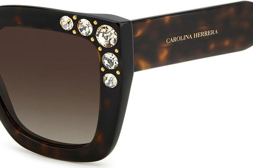 Sonnenbrille Carolina Herrera HER0130/S 086/HA Quadratisch Havanna