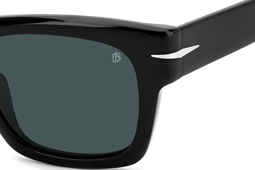 Sunglasses David Beckham DB7099/S 807/KU Quadratisch Schwarz