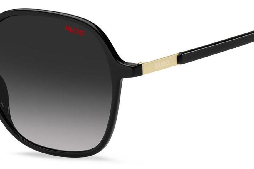 Sunglasses HUGO HG1236/S 807/9O Quadratisch Schwarz