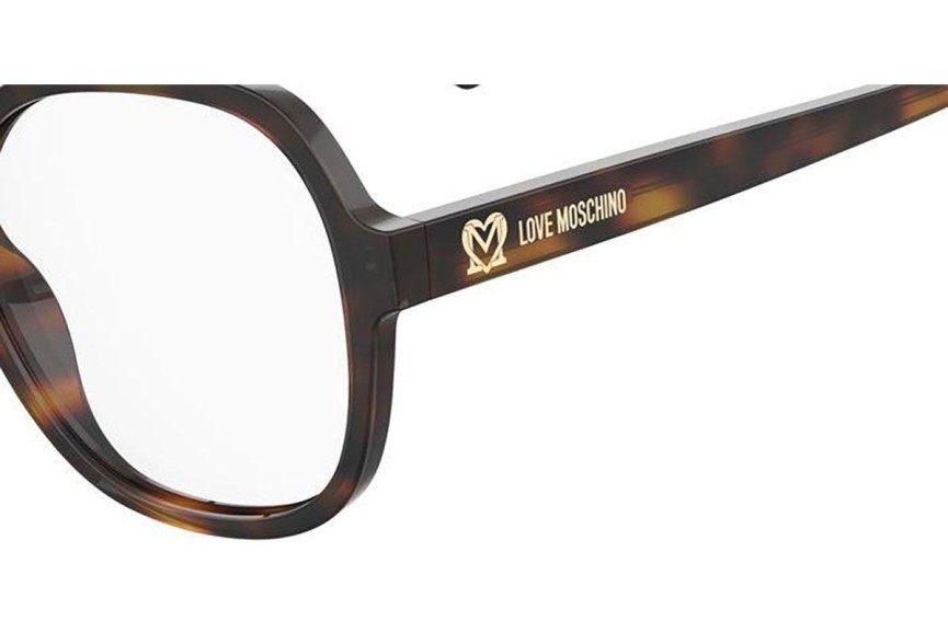 Brillen Love Moschino MOL616 05L Rund Havanna