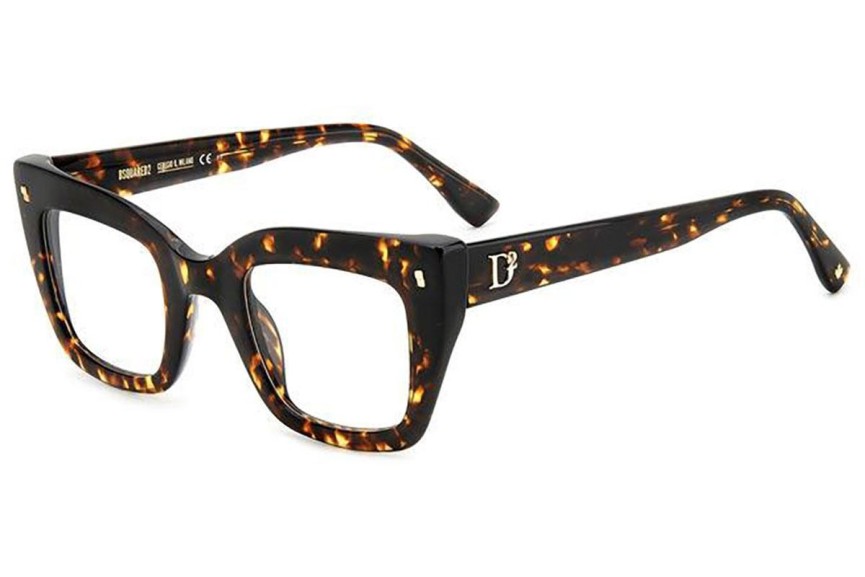 Glasses Dsquared2 D20099 086 Quadratisch Havanna