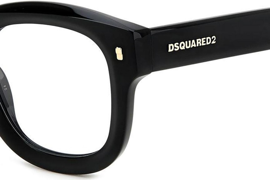 Brillen Dsquared2 D20091 2M2 Rund Schwarz