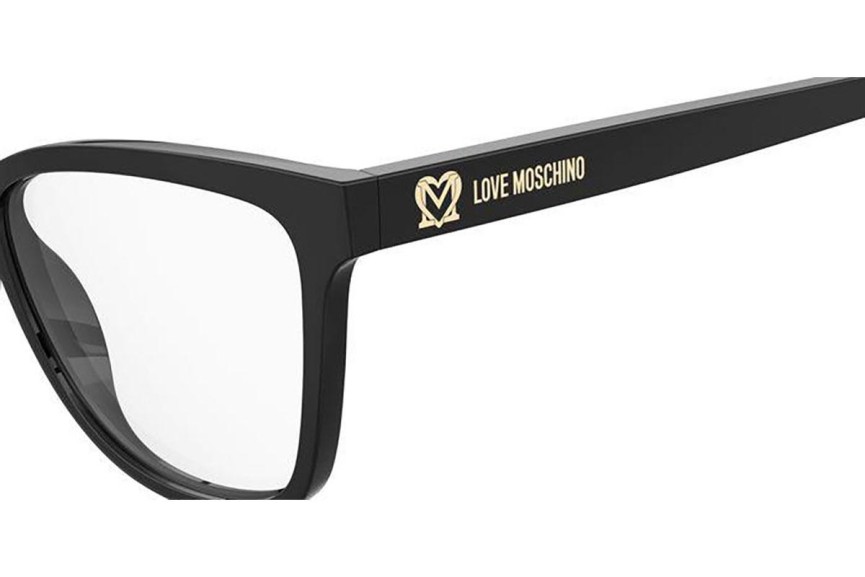 Glasses Love Moschino MOL615 807 Cat Eye Schwarz