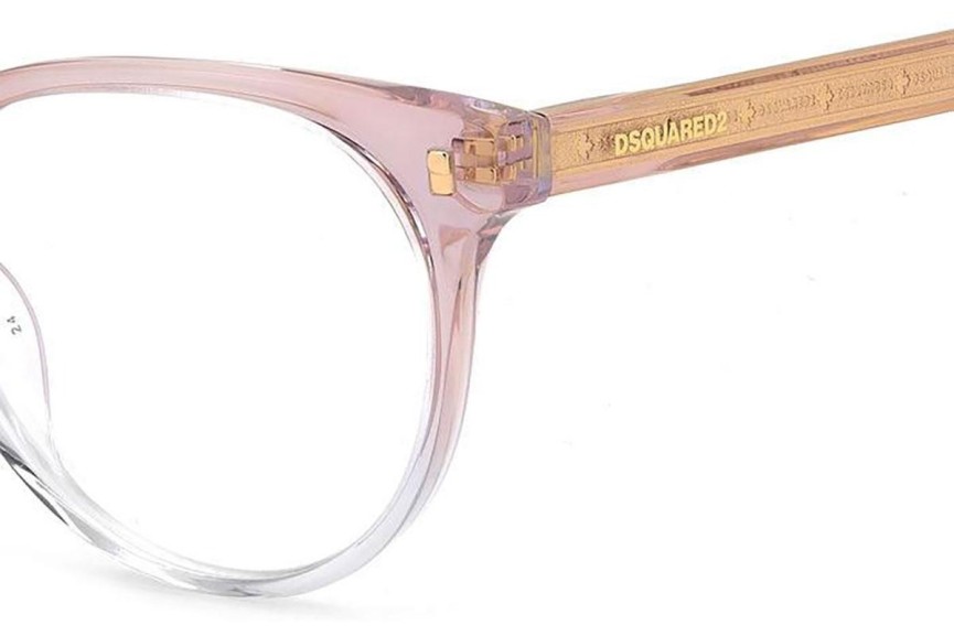 Glasses Dsquared2 D20082 8XO Cat Eye Rosa