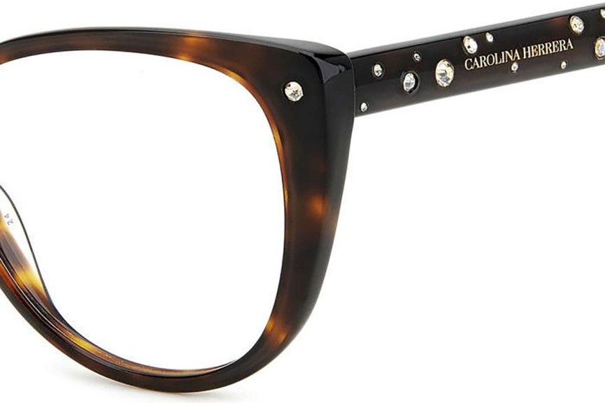 Glasses Carolina Herrera HER0150 086 Cat Eye Havanna