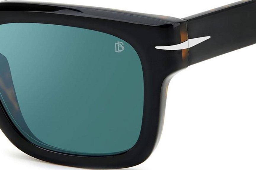 Sunglasses David Beckham DB7100/S WR7/MT Quadratisch Schwarz