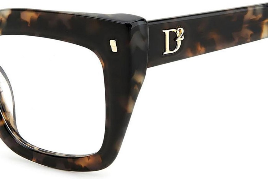 Glasses Dsquared2 D20099 ACI Quadratisch Havanna