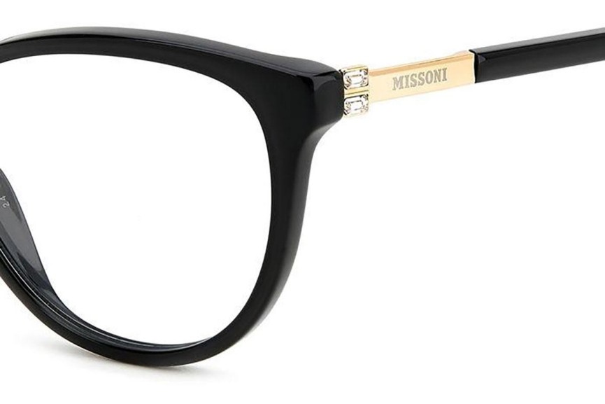 Glasses Missoni MIS0142 807 Rund Schwarz