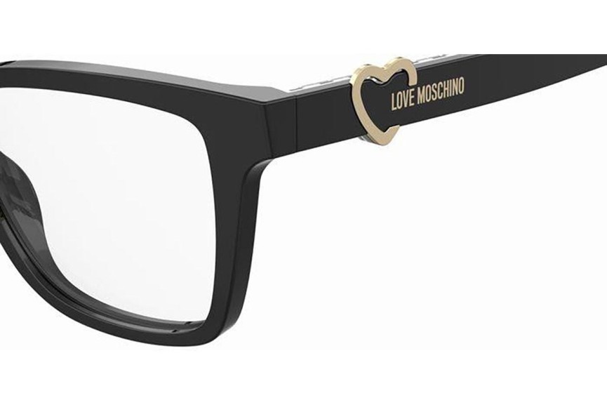 Brillen Love Moschino MOL610 807 Rechteck Schwarz