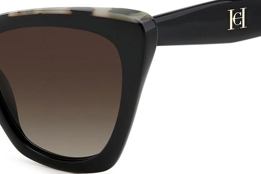 Sonnenbrille Carolina Herrera HER0129/S WR7/HA Cat Eye Schwarz