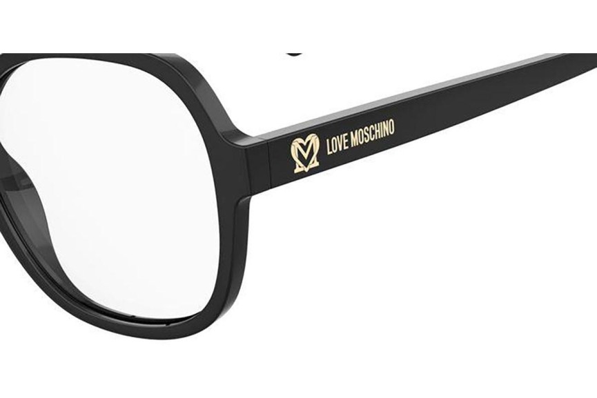 Glasses Love Moschino MOL616 807 Rund Schwarz