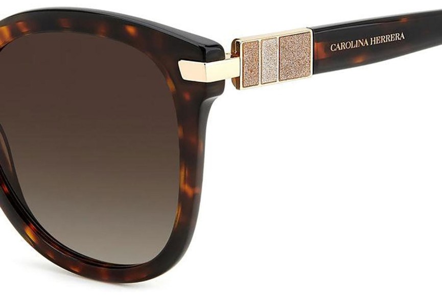 Sunglasses Carolina Herrera HER0134/S 086/HA Rund Havanna