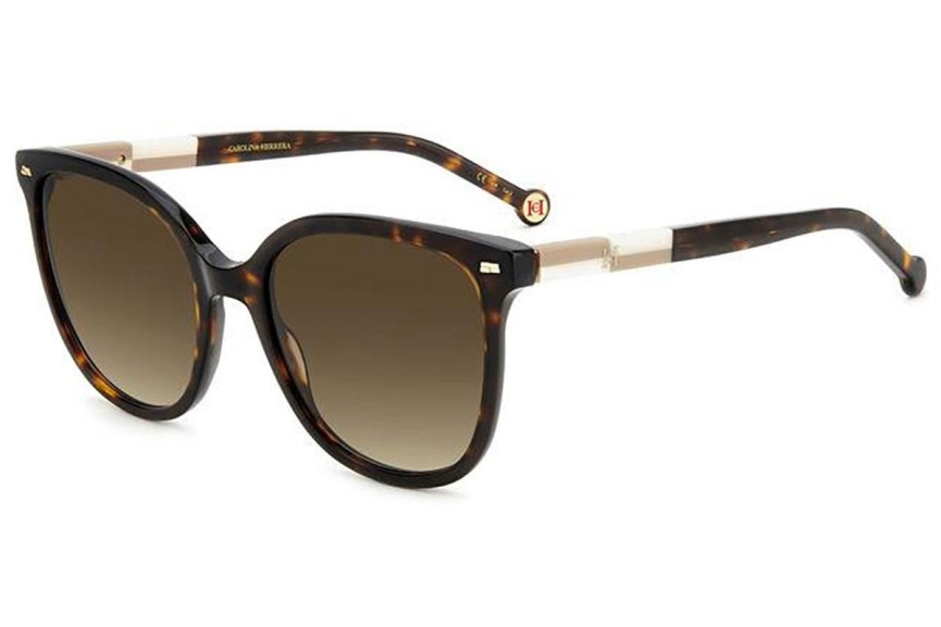 Sonnenbrille Carolina Herrera HER0136/S XLT/HA Rund Havanna