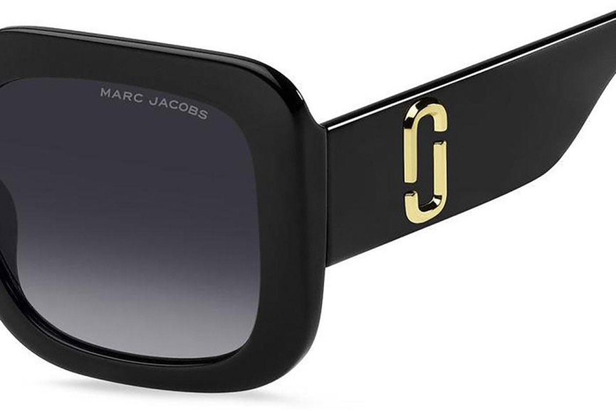 Sonnenbrille Marc Jacobs MARC647/S 08A/WJ Polarized Quadratisch Schwarz