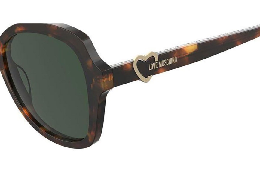 Sonnenbrille Love Moschino MOL059/S 05L/QT Cat Eye Havanna