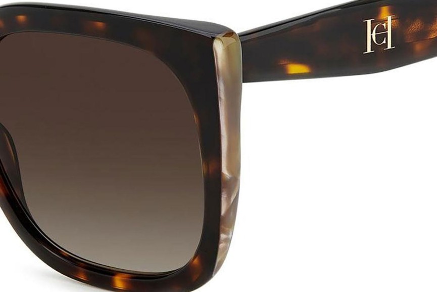 Sonnenbrille Carolina Herrera HER0128/S C9K/HA Quadratisch Havanna