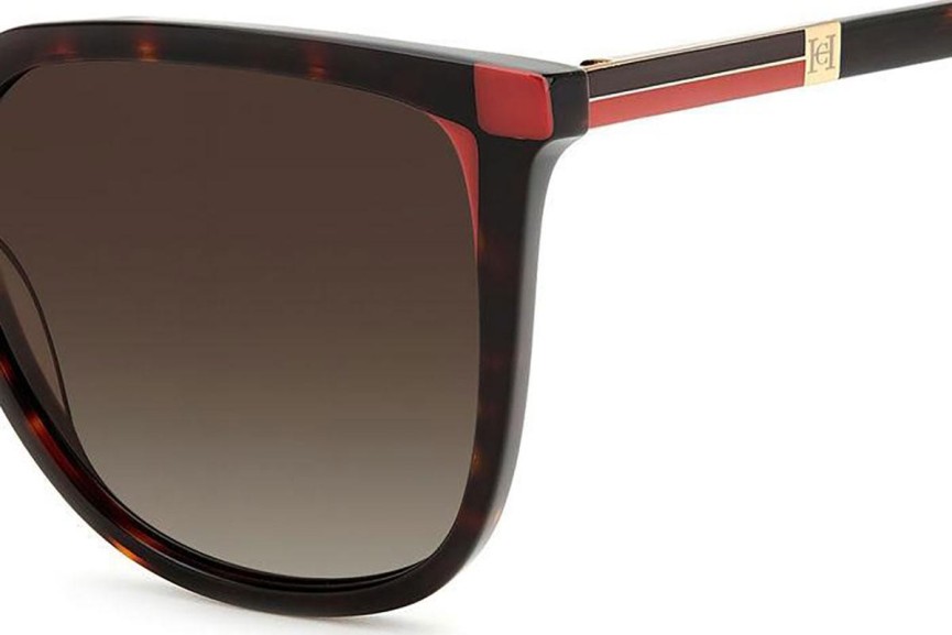 Sunglasses Carolina Herrera HER0140/S O63/HA Quadratisch Havanna