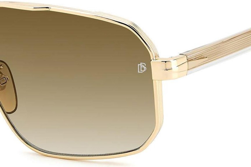 Sunglasses David Beckham DB7102/S LOJ/HA Pilot Gold