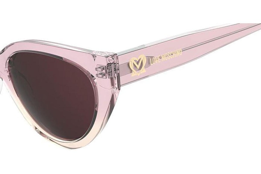 Sunglasses Love Moschino MOL064/S 35J/U1 Cat Eye Rosa