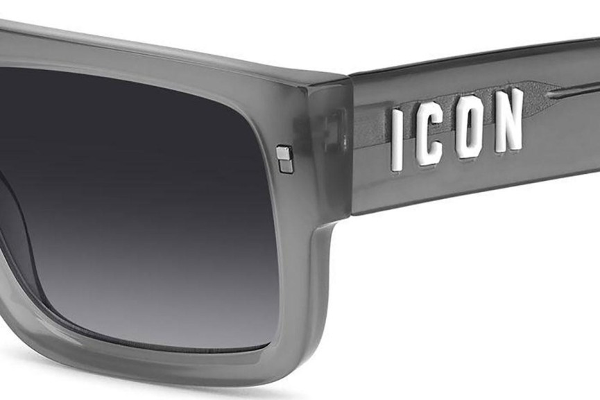 Sonnenbrille Dsquared2 ICON0008/S KB7/9O Quadratisch Grau