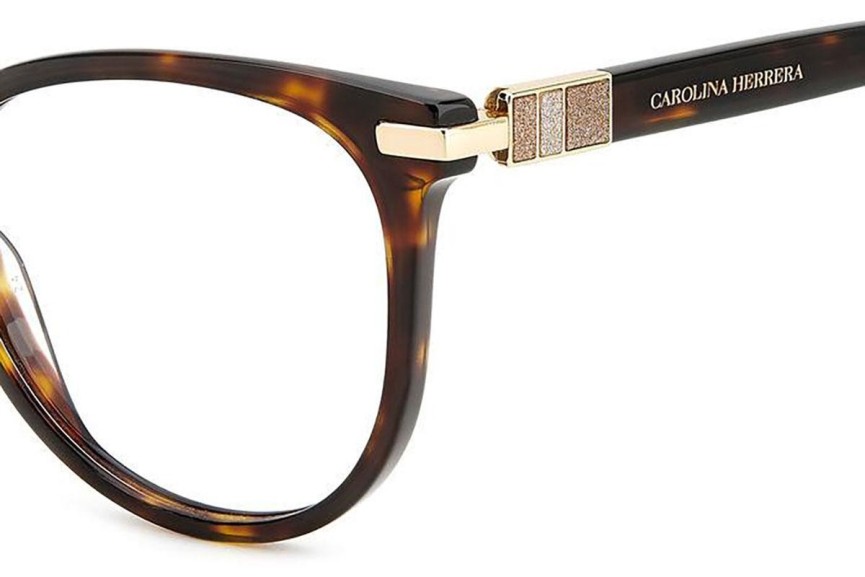 Brillen Carolina Herrera HER0156 086 Rund Havanna