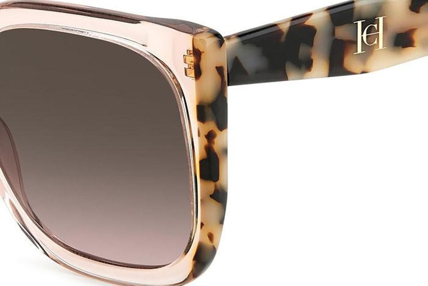 Sonnenbrille Carolina Herrera HER0128/S L93/HA Quadratisch Havanna