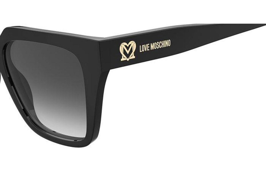 Sonnenbrille Love Moschino MOL065/S 807/9O Quadratisch Schwarz