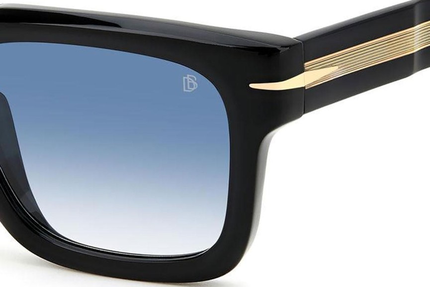 Sonnenbrille David Beckham DB7100/S 807/F9 Quadratisch Schwarz