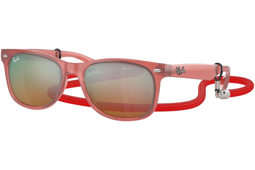 Sonnenbrille Ray-Ban Junior New Wayfarer Junior RJ9052S 7145A8 Quadratisch Rosa