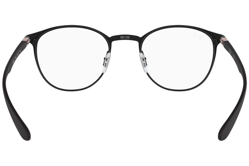 Glasses Ray-Ban RX6355 2503 Rund Schwarz