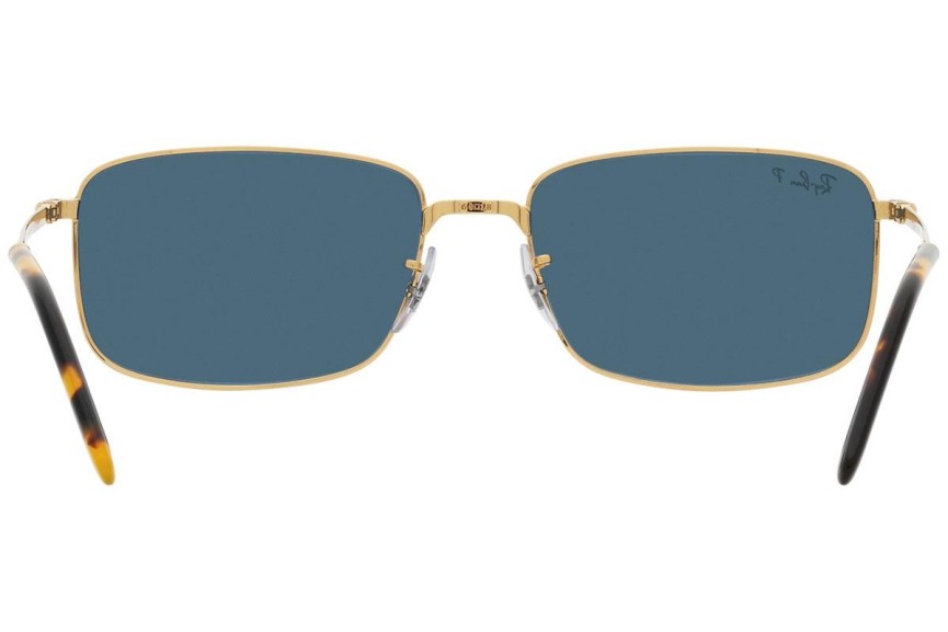 Sunglasses Ray-Ban RB3717 9196S2 Polarized Rechteck Gold