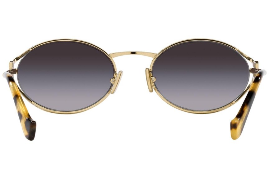 Sunglasses Miu Miu MU52YS ZVN5D1 Oval Gold