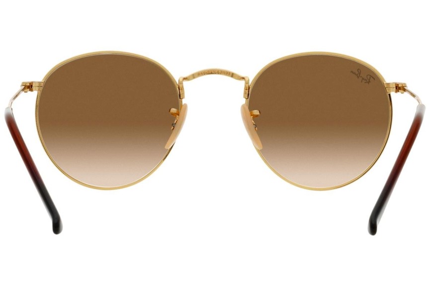 Sonnenbrille Ray-Ban Round Metal RB3447 001/51 Rund Gold