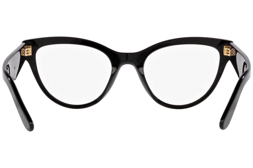 Brillen Dolce & Gabbana DG3372 501 Cat Eye Schwarz