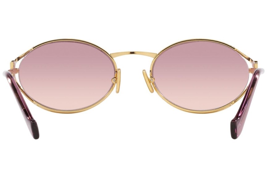 Sunglasses Miu Miu MU52YS 5AK06S Oval Gold