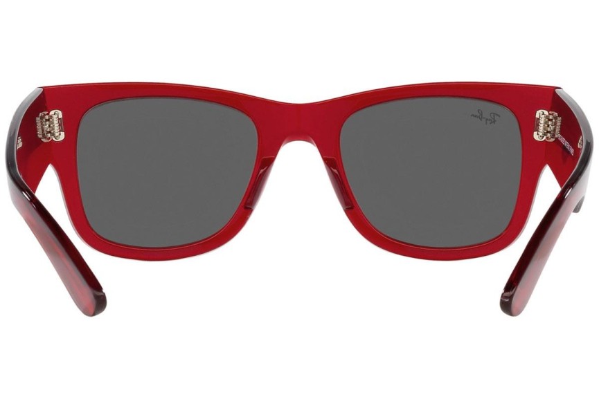 Sonnenbrille Ray-Ban Mega Wayfarer RB0840S 6679B1 Quadratisch Rot