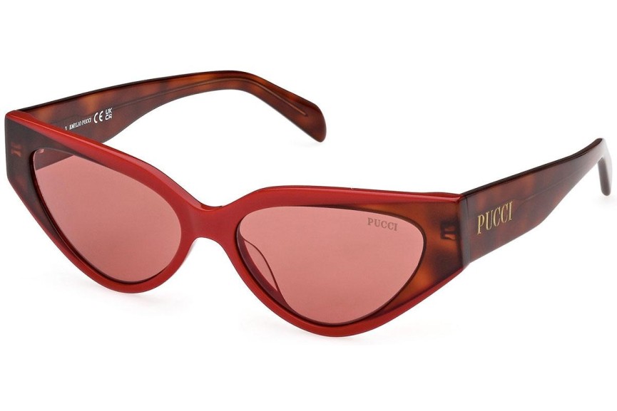 Sunglasses Emilio Pucci EP0204 68S Cat Eye Rot