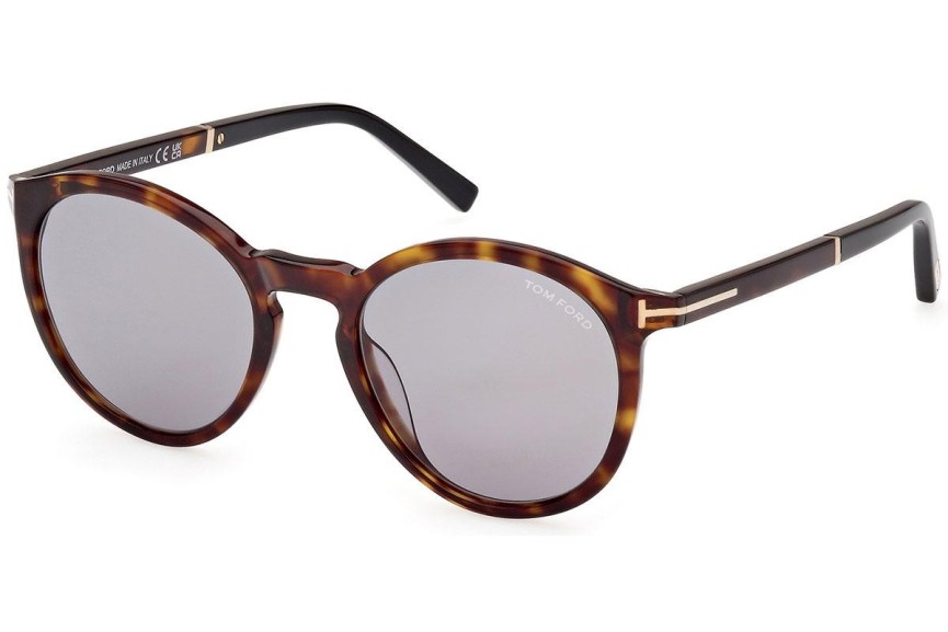 Sunglasses Tom Ford FT1021 52A Rund Havanna