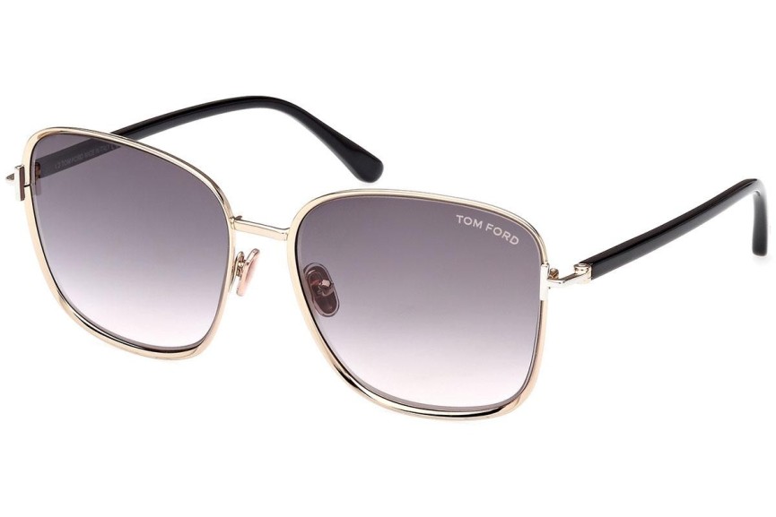 Sunglasses Tom Ford FT1029 28B Quadratisch Gold