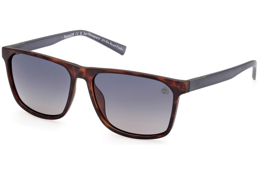 Sunglasses Timberland TB9312 52D Polarized Quadratisch Havanna